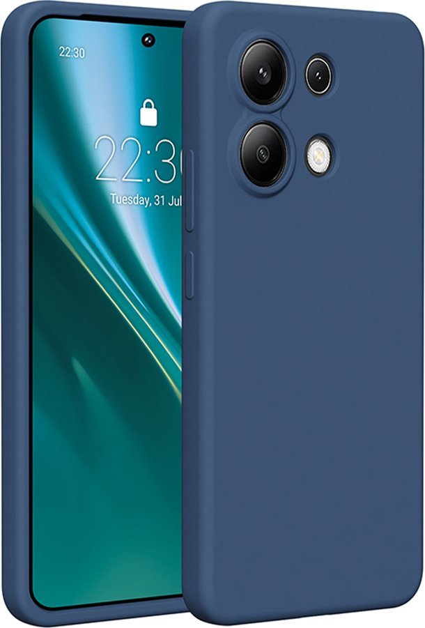 Etteri Nakładka Etteri Silicone Case do Xiaomi Redmi Note 13 4G ciemnoniebieska