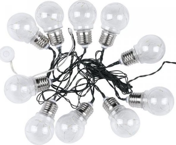 V-TAC Girlanda Ogrodowa Solarna LED V-TAC 5 metrów 10 żarówek Filament VT-71010 3000K 100lm