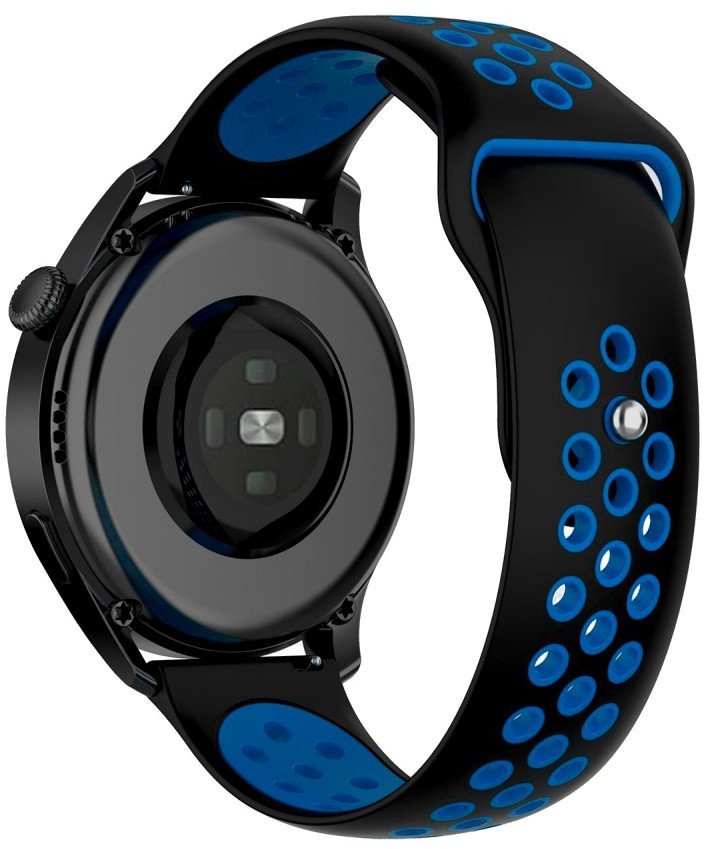 SPORTOWY PASEK SILIKONOWY 20MM DO SMARTWATCHA - WYGODNY, ODDYCHAJĄCY I TRWAŁY (PASUJE M. IN. DO SAMSUNG, HUAWEI, AMAZFIT, GARMIN)
