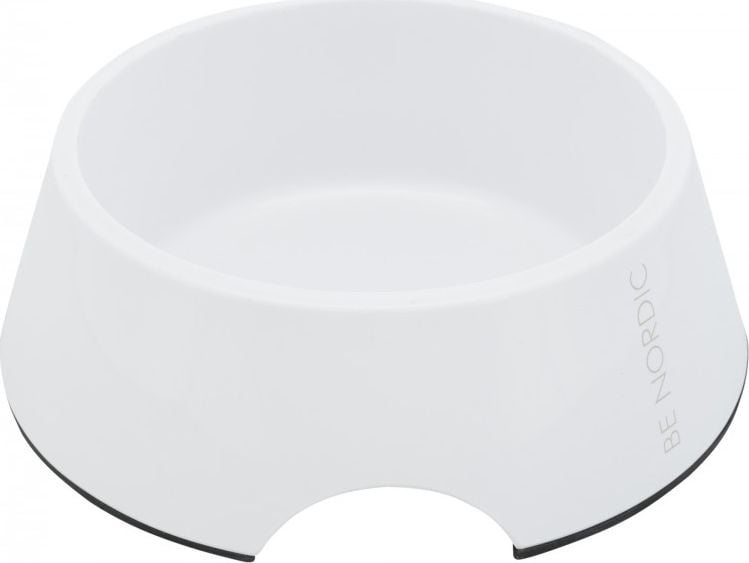 Trixie BE NORDIC miska, biała, z melaminy, 0.4 l/o 17 cm