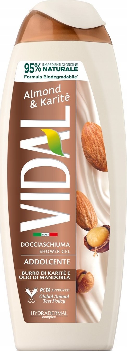 Vidal Żel pod prysznic Migdał i Masło Shea 250 ml