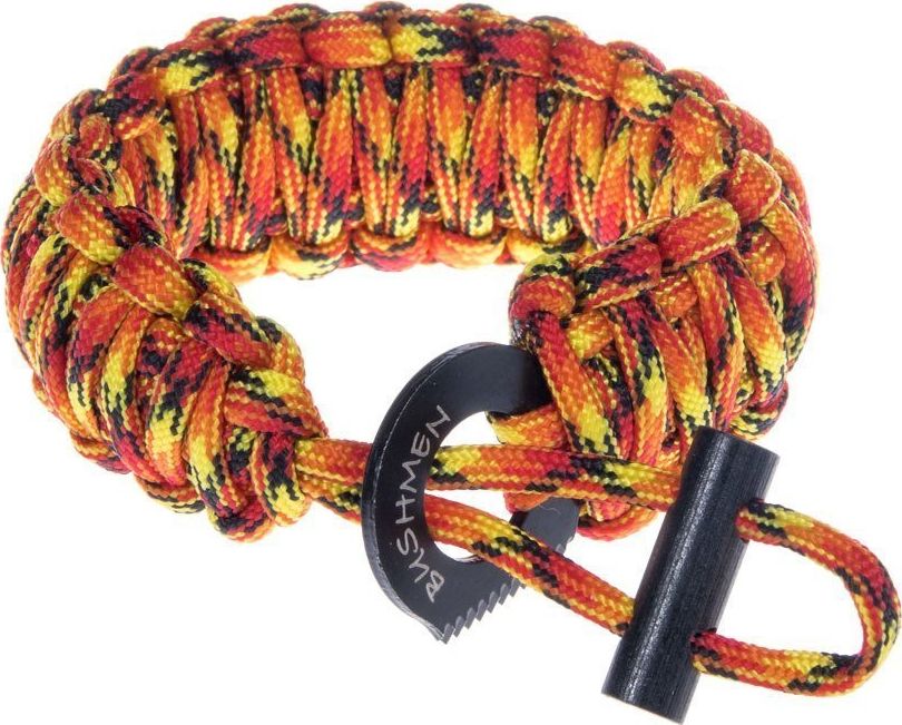 Bushmen Bransoletka survivalowa 6m z krzesiwem BUSHMEN Fire Uniwersalny