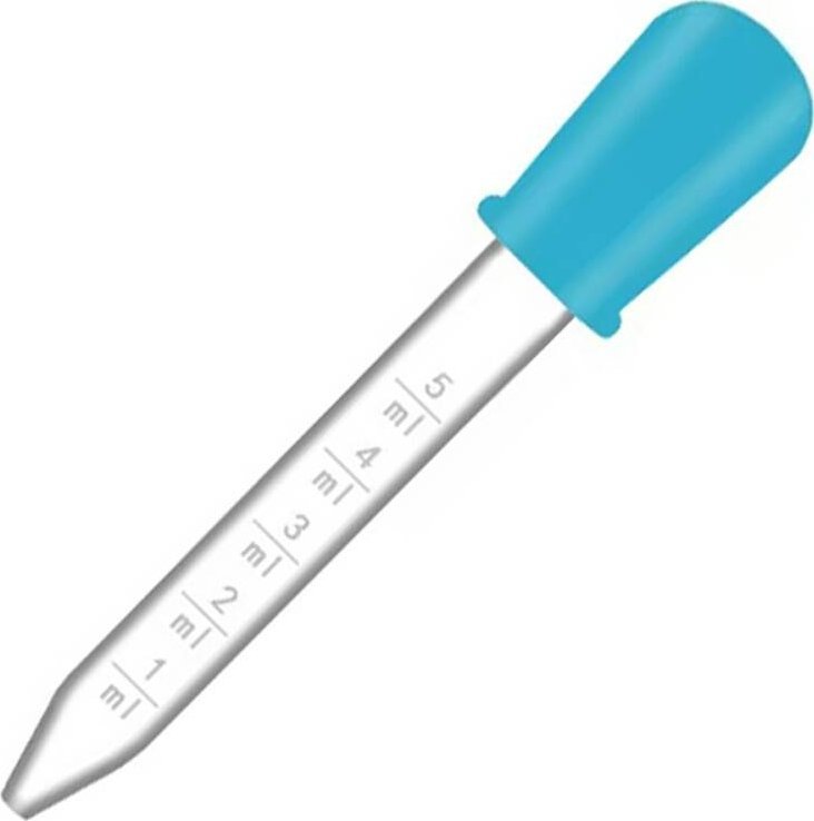 Aptel PIPETA z pompką i podziałką 5ml 12cm mix kolorów DA146