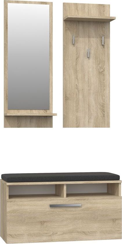 Elior Elegancka garderoba Teva - dąb sonoma