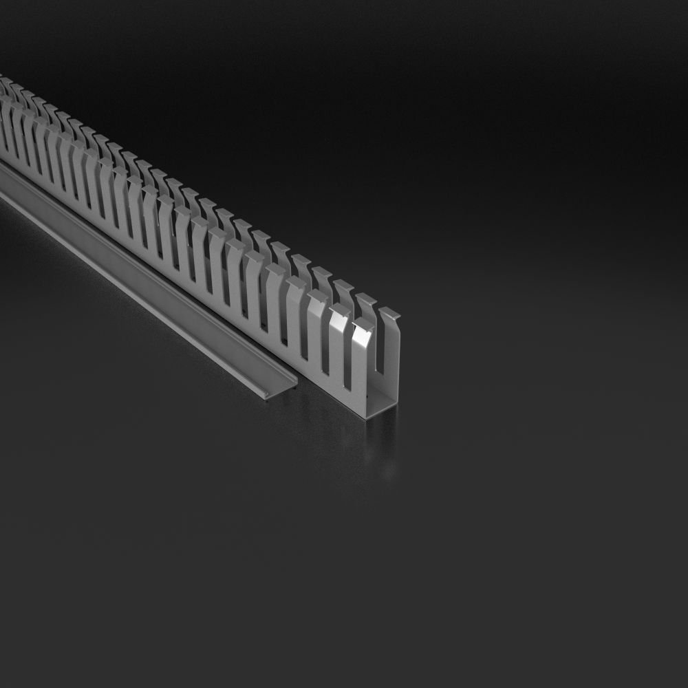 EM Group Korytko grzebieniowe 25x60 Kanał kablowy z pokrywą 1m 4/6/ 0654