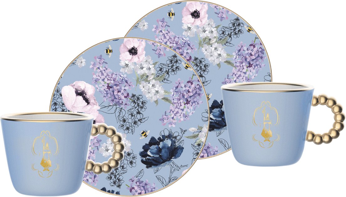 Bialetti BRID001 miseczka Niebieski Kawa 2 szt.