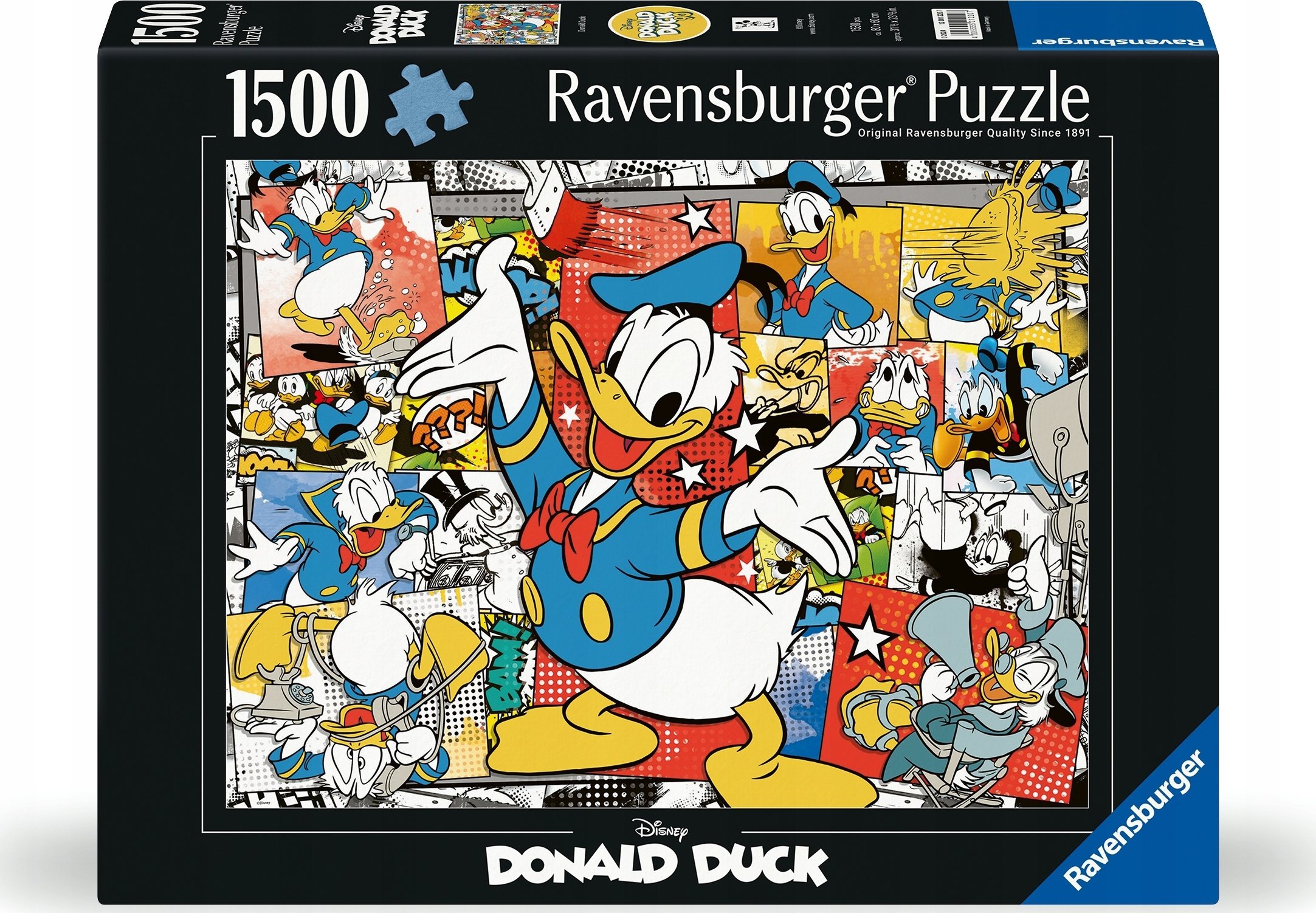 Ravensburger Puzzle Kaczor Donald 1500 elementów