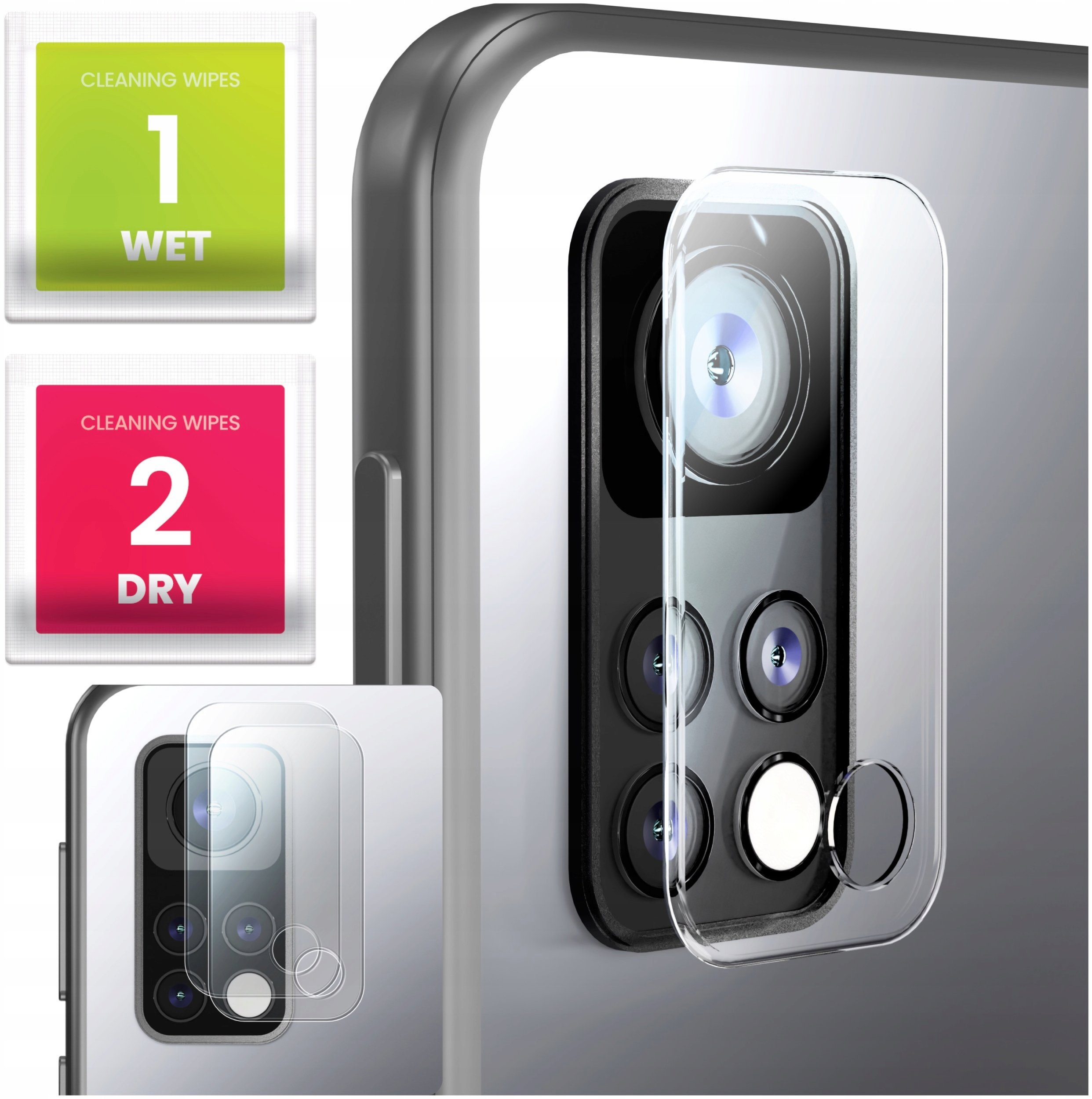 2-PAK Szkło Na Aparat Do Xiaomi Mi 10T 5G / Pro 5G (Hartowane, Ochronne)