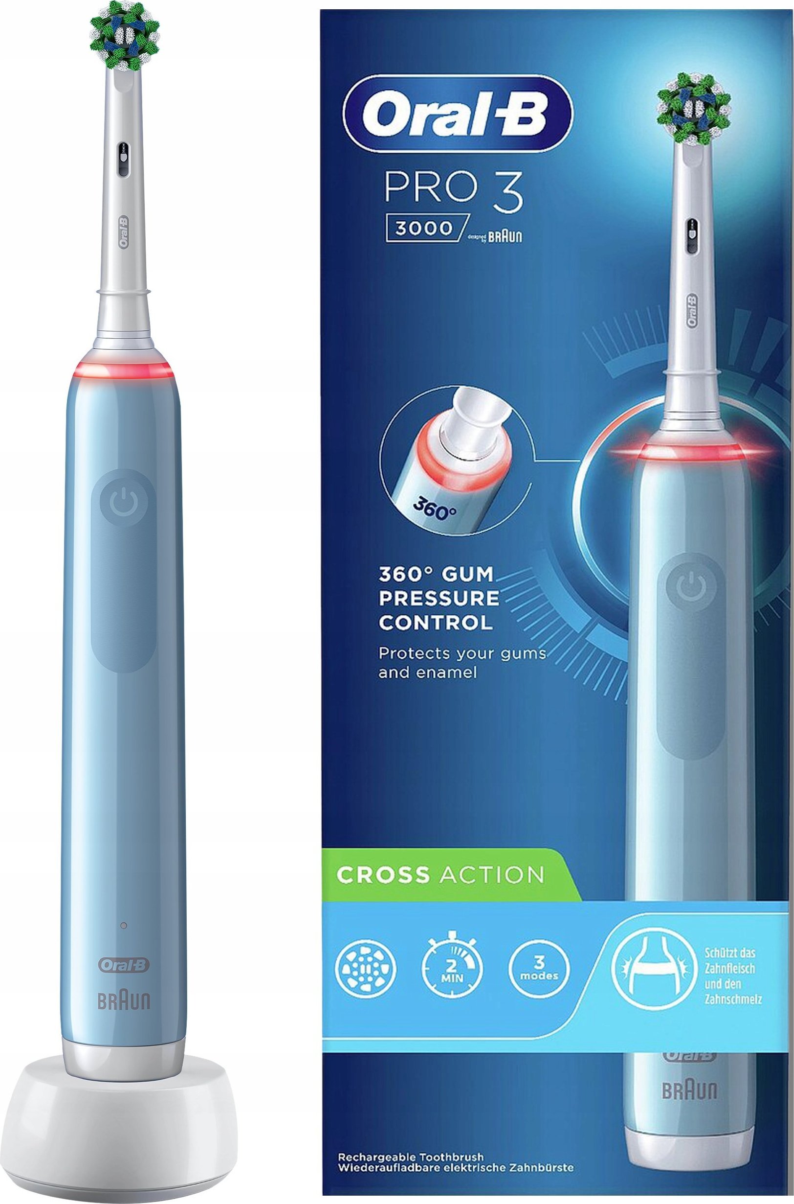 Szczoteczka Oral-B Pro 2 CrossAction Blue Blue