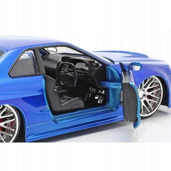 JADA F_F Nissan Skyline blue 2002 1:24 9397173314