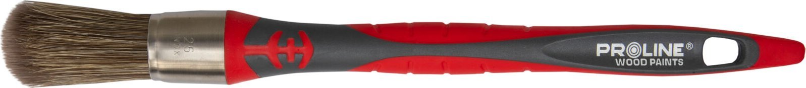 Pro-Line Pędzel okrągły premium 25mm,rącz.2k-tpr,ss,do drew.,proline