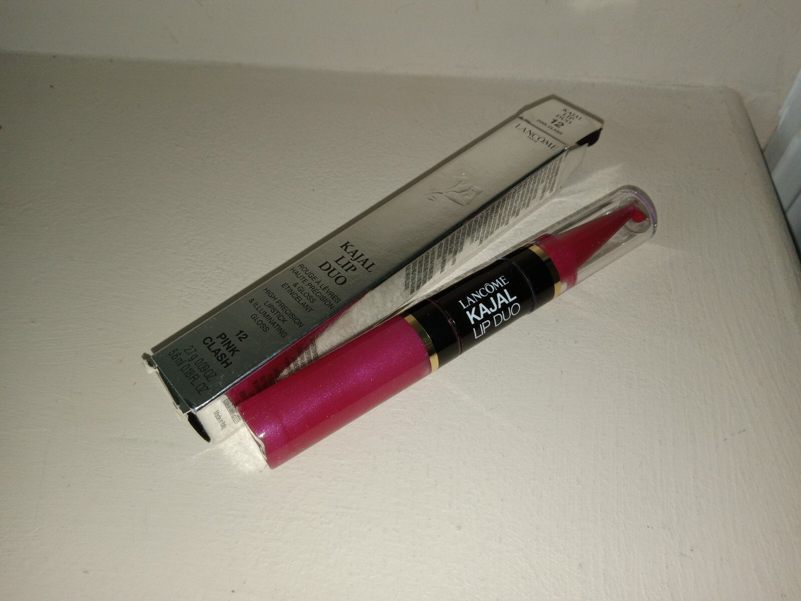 Lancome, Lip Kajal Duo, Matte & Gloss, Liquid Lipstick, 12, 2.7 g For Women