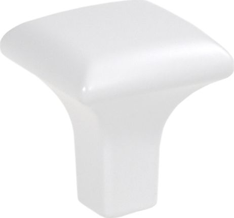 Schwinn Gałka meblowa retro Schwinn 2991 Metalowa Biały półmat lakier