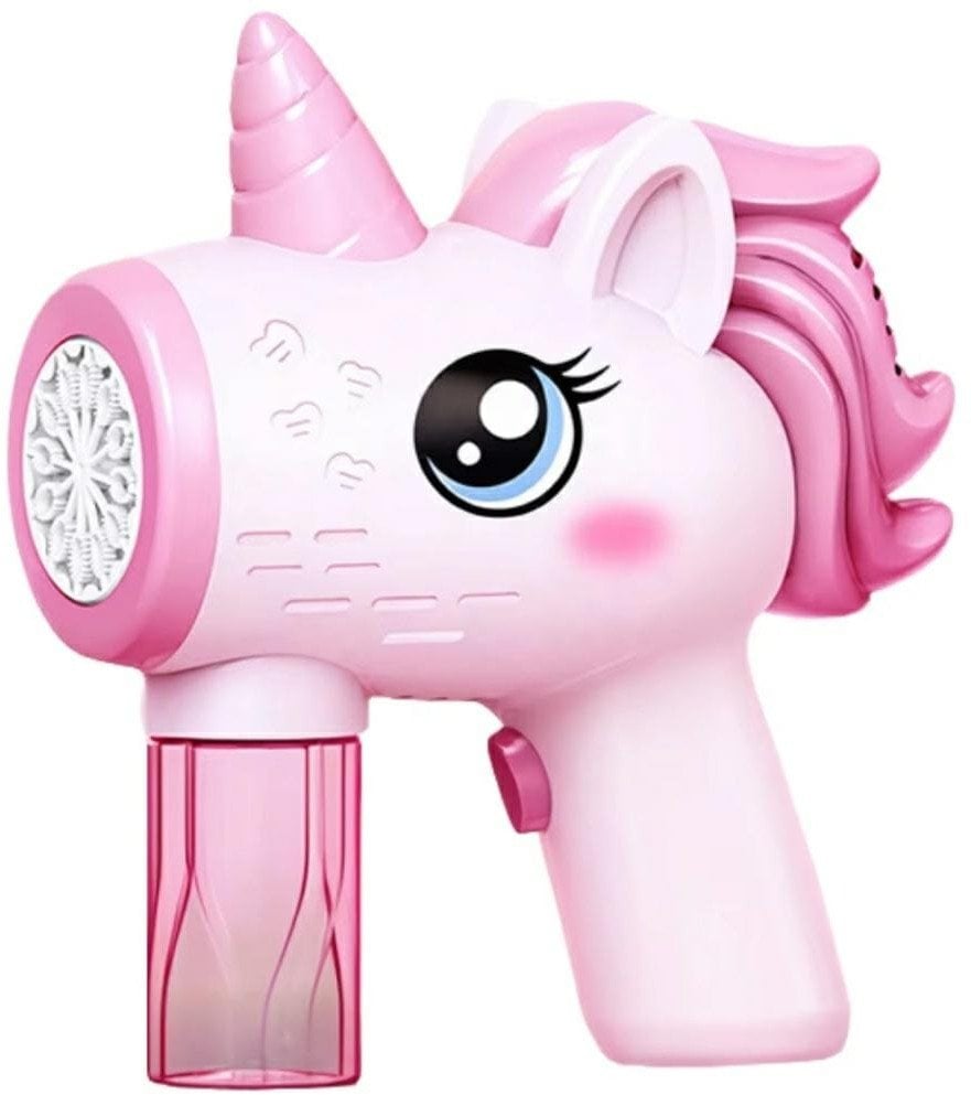 Maszynka do baniek mydlanych jednorożec różowy