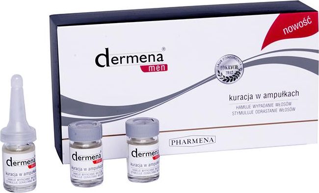 Dermena Hair Care Men kuracja hamująca wypadanie i stymulująca odrastanie włosów 15 x 5ml