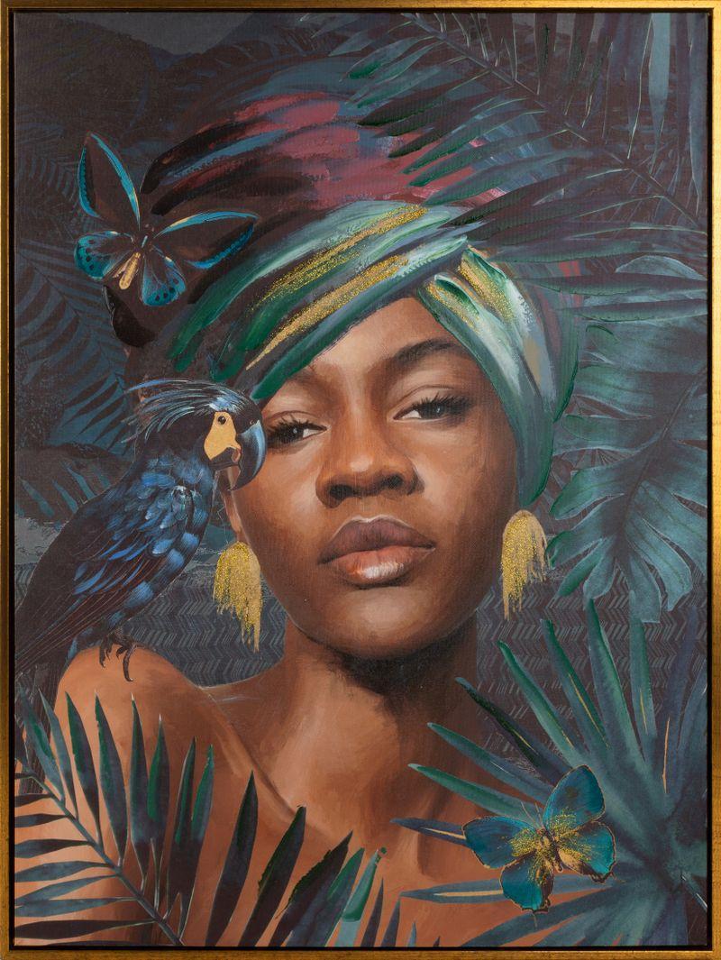 Eurofirany OBRAZ 467B 60X80 CM CIEMNOTURKUSOWY