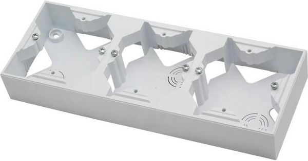 Ospel Puszka natynkowa Impresja 3-krotna biała (PNP-3Y/00)