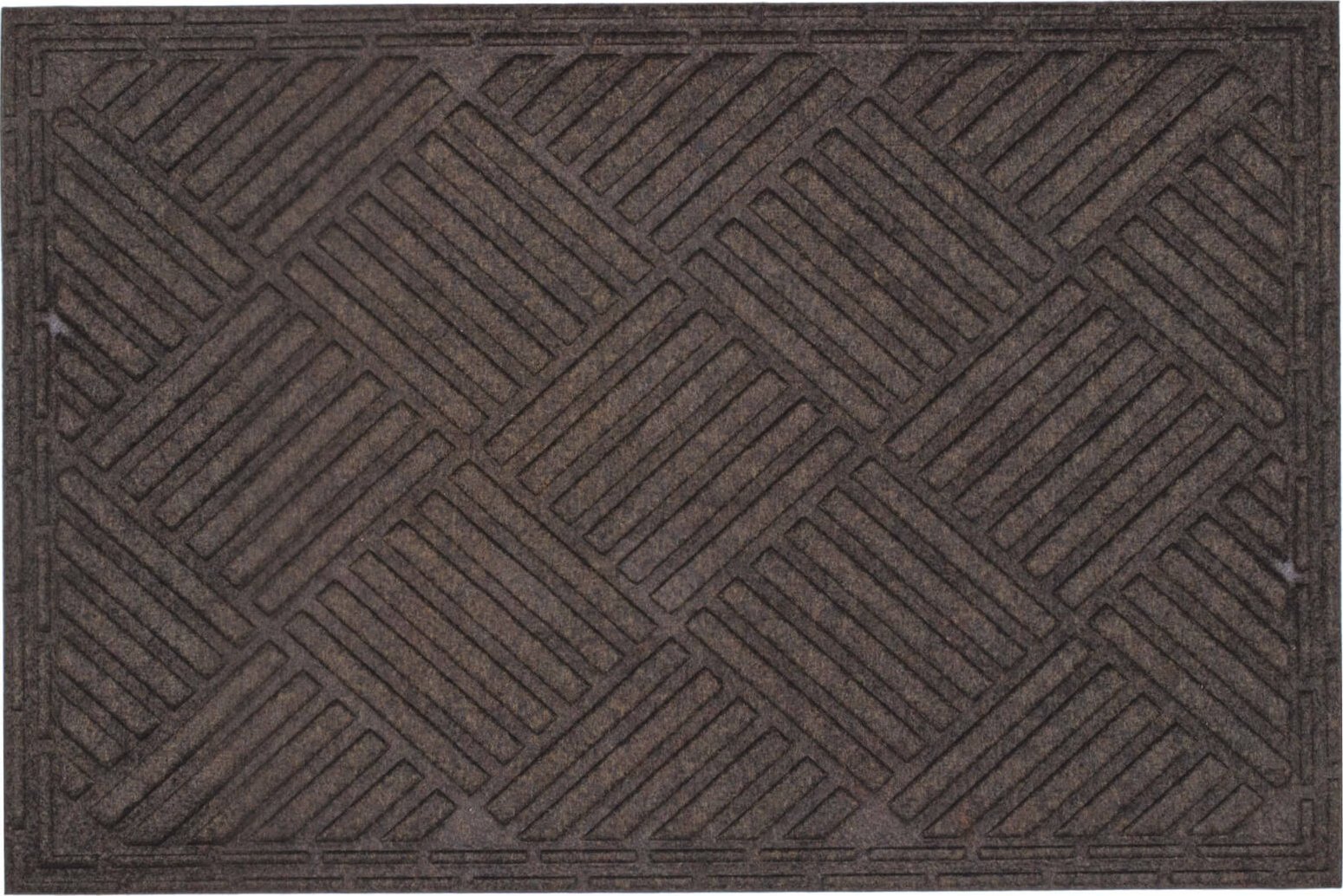 Direct Home and Garden Wycieraczka materiałowa brązowa S 40x60 cm