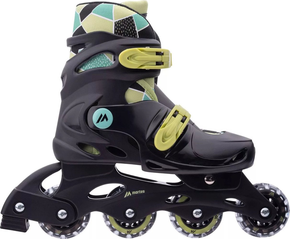 Rolki Martes Dirion JRB rekreacyjne regulowane czarno-zielone r. 31-34
