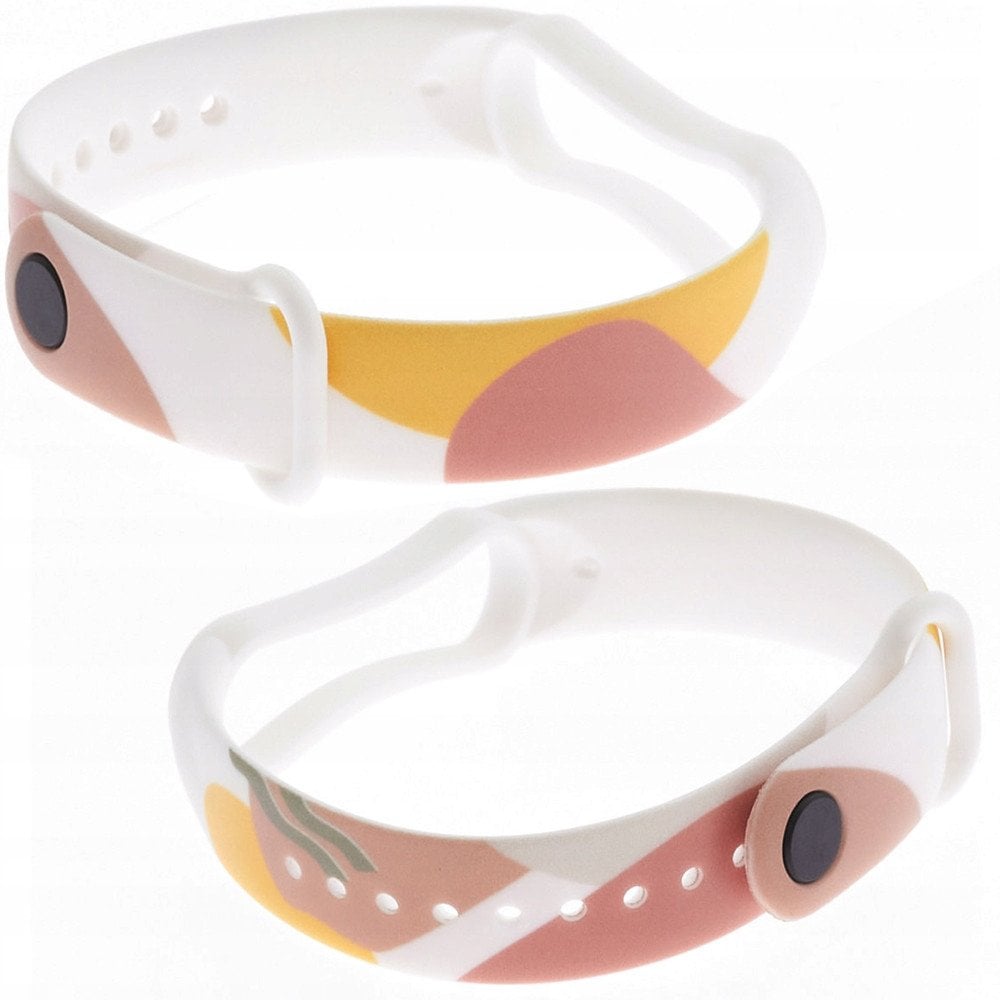 Strap Moro opaska do Xiaomi Mi Band 3 / 4 silikonowy pasek bransoletka do zegarka wzór 7