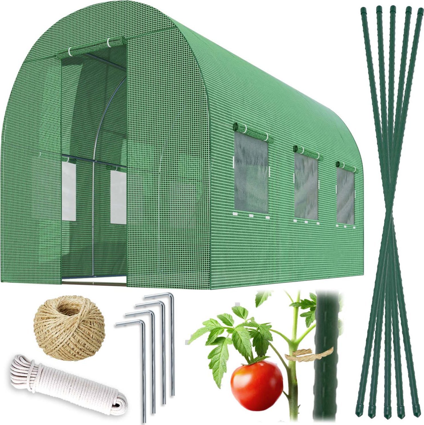 Tunel ogrodowy 2x3m 6m2 Plonos