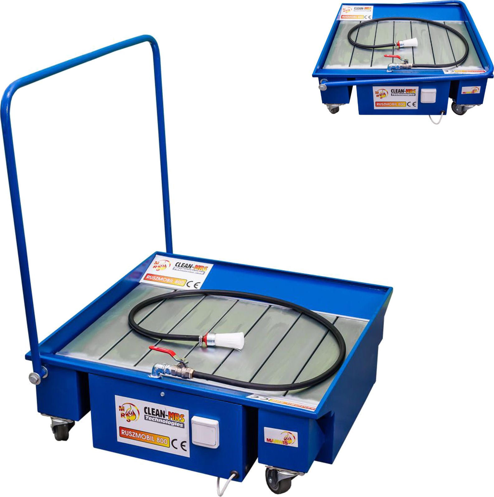 Marwis Myjka warsztatowa serwisowa do części silnika i podwozia RUSZMOBIL 800 Myjka warsztatowa mobilna RUSZMOBIL 800