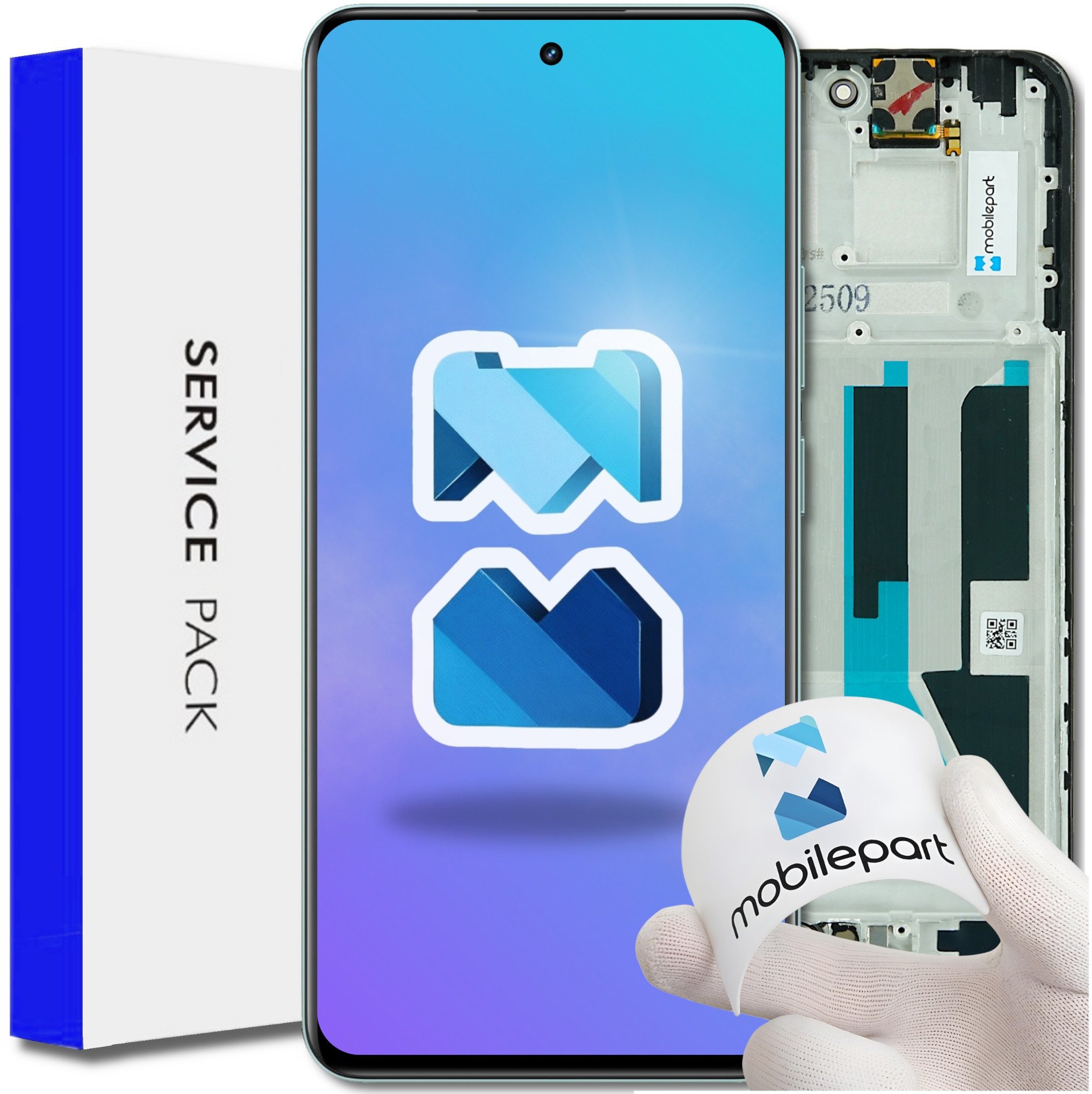 Wyświetlacz do Realme 12 Plus 5G LCD RMX3867 Ramka Oryginał Mobilepart