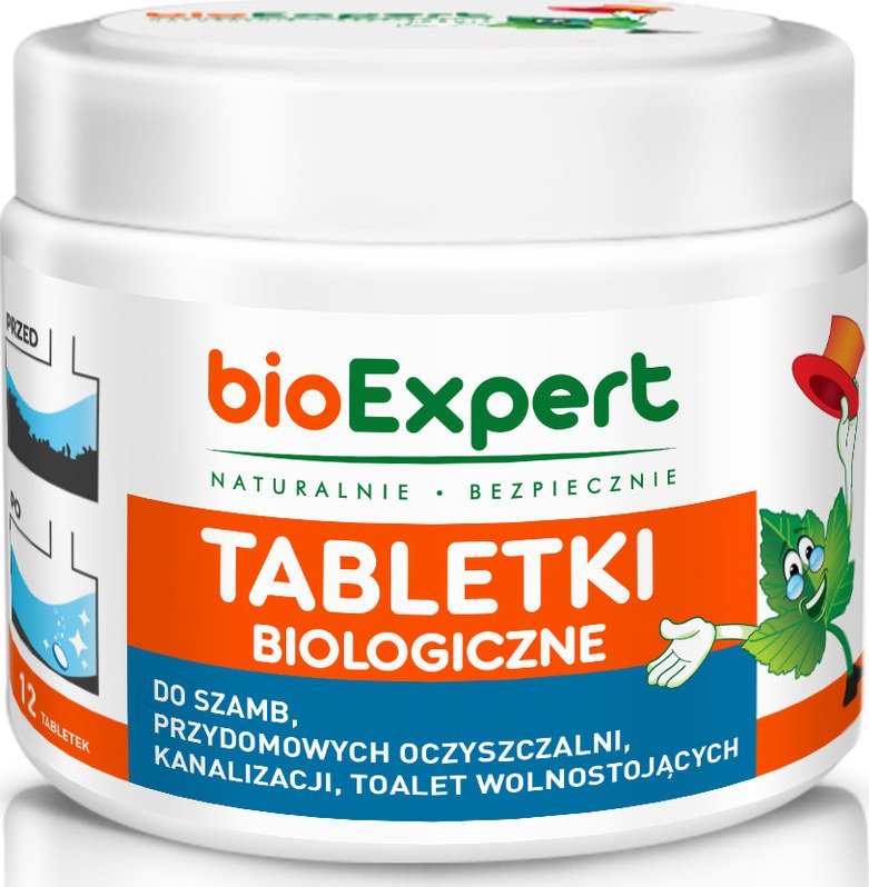 Eko House Tabletki biologiczne 12 szt. do szamb i przydomowych oczyszczalni ścieków