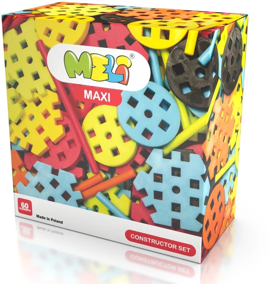 Klocki Meli Maxi Constructor Set - 60 el.