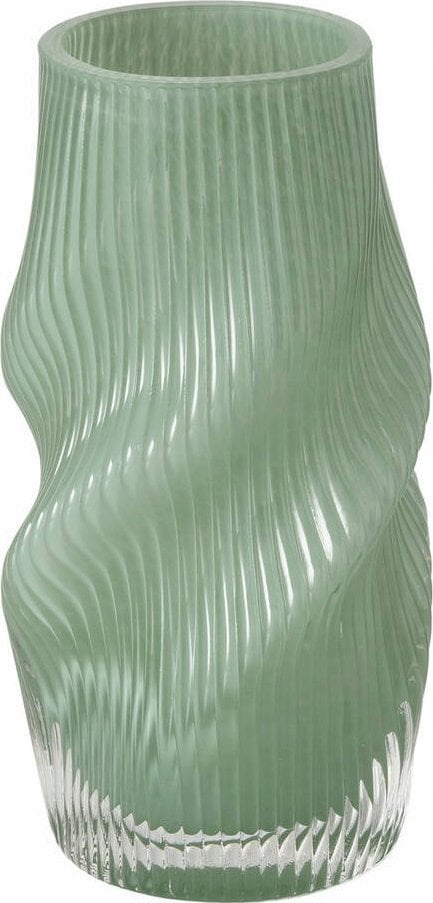 Boltze Wazon szklany gnieciony kształt VERESE, 19 cm