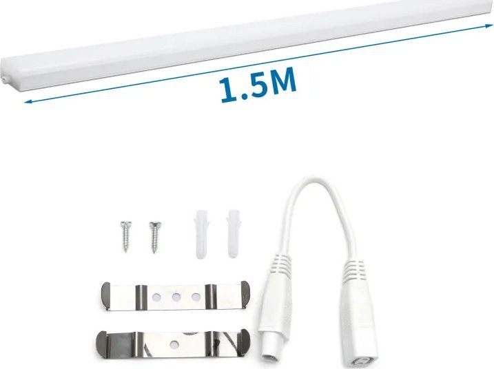 Aigostar Listwa led plafon z bezcieniowym łączeniem 1.5m 30W biały neutralny Listwa led plafon z bezcieniowym łączeniem 1.5m 30W biały neutralny