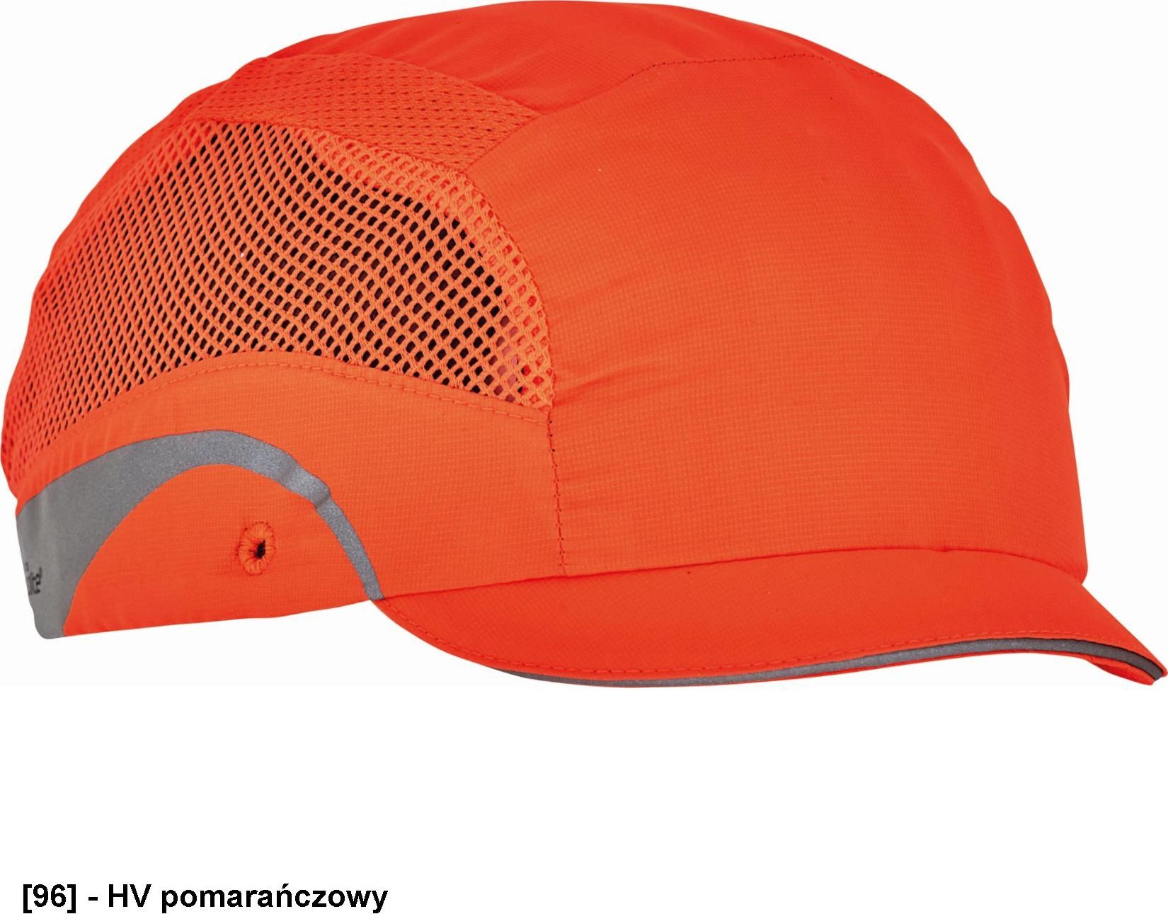JSP HARDCAP AEROLITE DŁUGOŚĆ DASZKU 2,5 CM - czapka ochronna - HV pomarańczowy