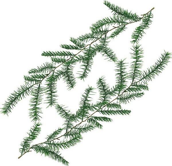 Dekoracja świąteczna Springos gałązka