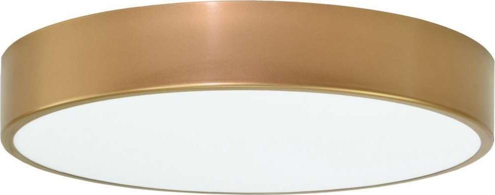 Lampa sufitowa TEAM Plafon LAMPA natynkowa 137623692191 TEAM sufitowa OPRAWA metalowa okrągła złota