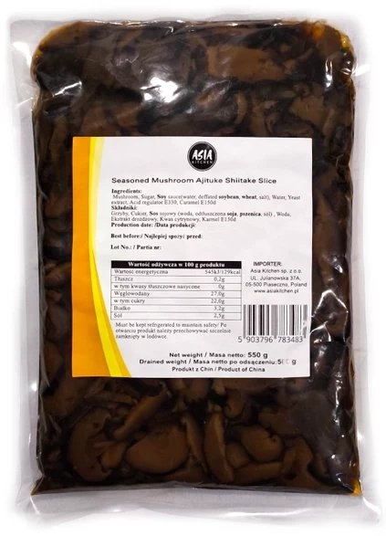 Ajitsuke Shiitake, grzyby w słodkiej zalewie 500g - Asia Kitchen
