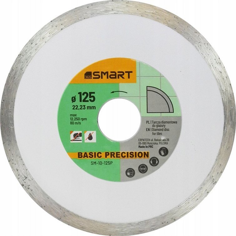 Smart tarcza diamentowa basic precision 125mm SM-10-125P