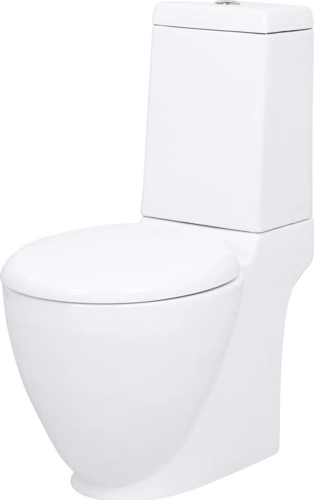 Zestaw kompaktowy WC vidaXL 66 cm biały (3059888)