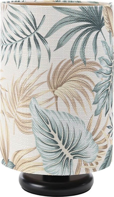 Lampa stołowa Lumes Czarna lampka nocna tuba w stylu boho - S400-Magra