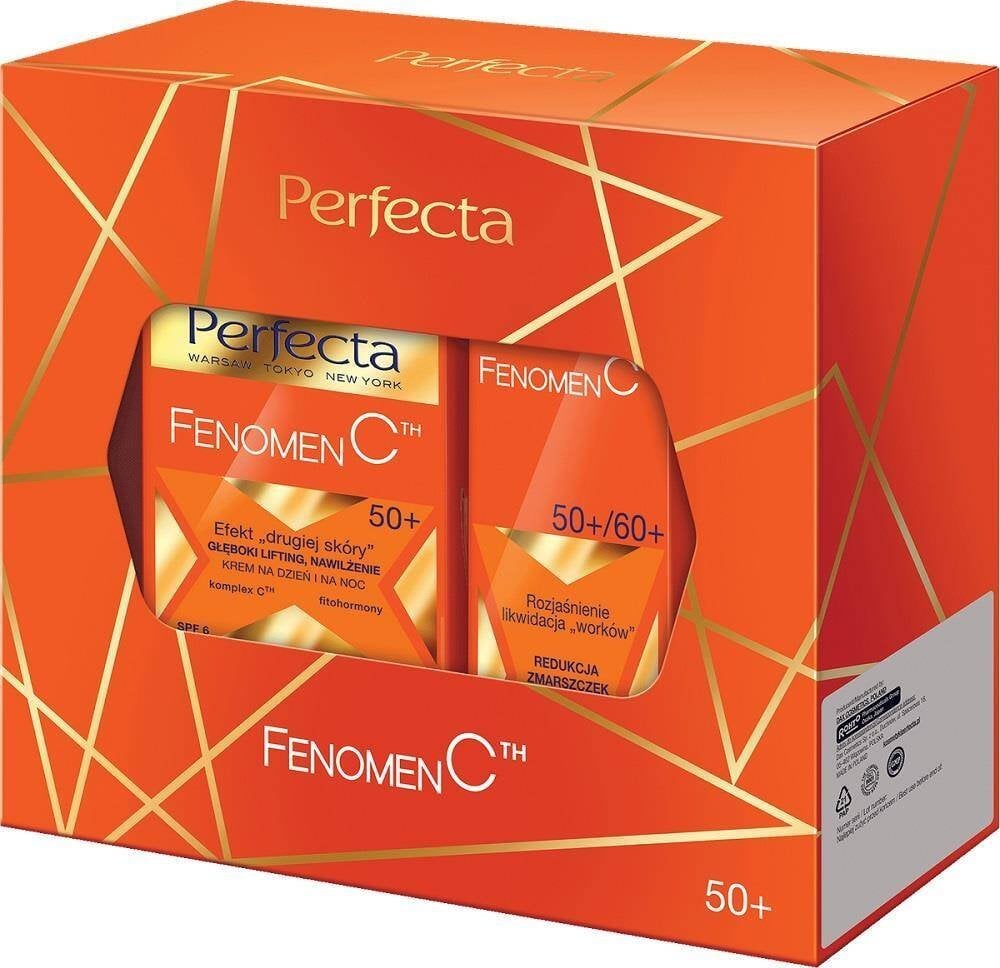Perfecta Perfecta Fenomen C zestaw krem na dzień i na noc 50+ 50ml + krem pod oczy i na powieki 50+/60+ 15ml