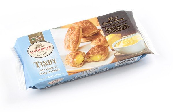 Asolo Dolce Ciastka z kremem cytrynowym Tindy Limone 110g -