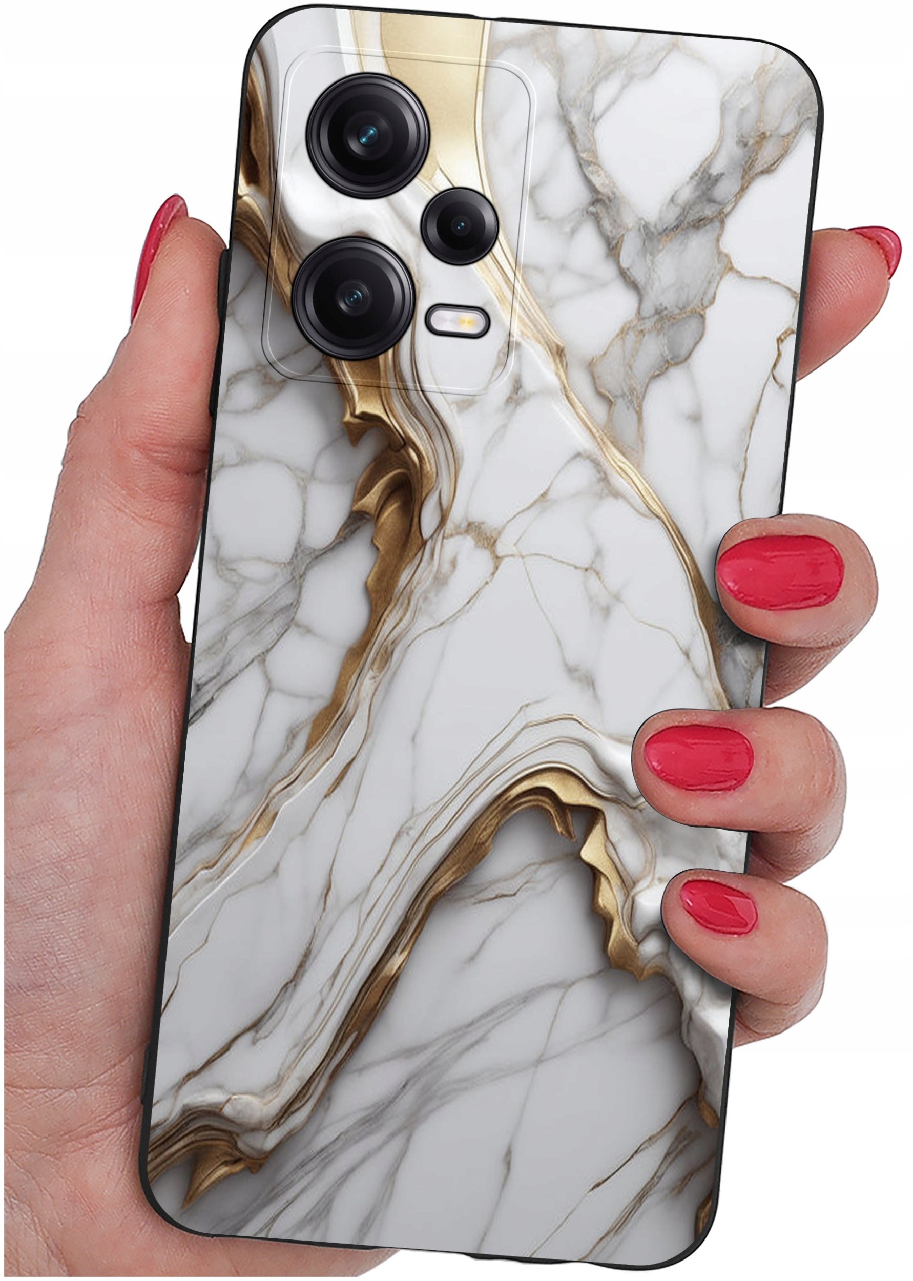 ETUI do Xiaomi Redmi Note 12 5G |Poco X5 5G | WZORY | SILIKONOWE MATT SZKŁO