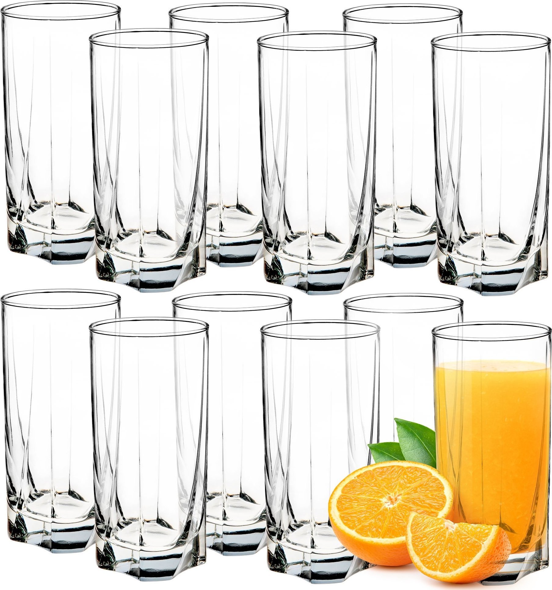 Kadax KADAX 12x Szklanki 380ml Do Napojów Drinków Zestaw