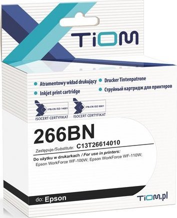 Tusz Tiom Tusz Tiom do Epson 266BN | C13T26614010 | 6ml | black