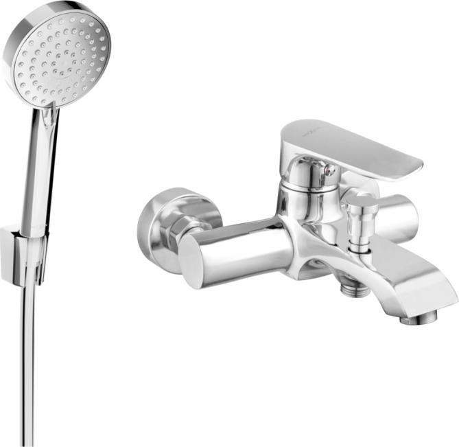 Bateria wannowa Mexen Mexen Pecos R75 bateria wannowa z zestawem prysznicowym, chrom - 7273R75-00