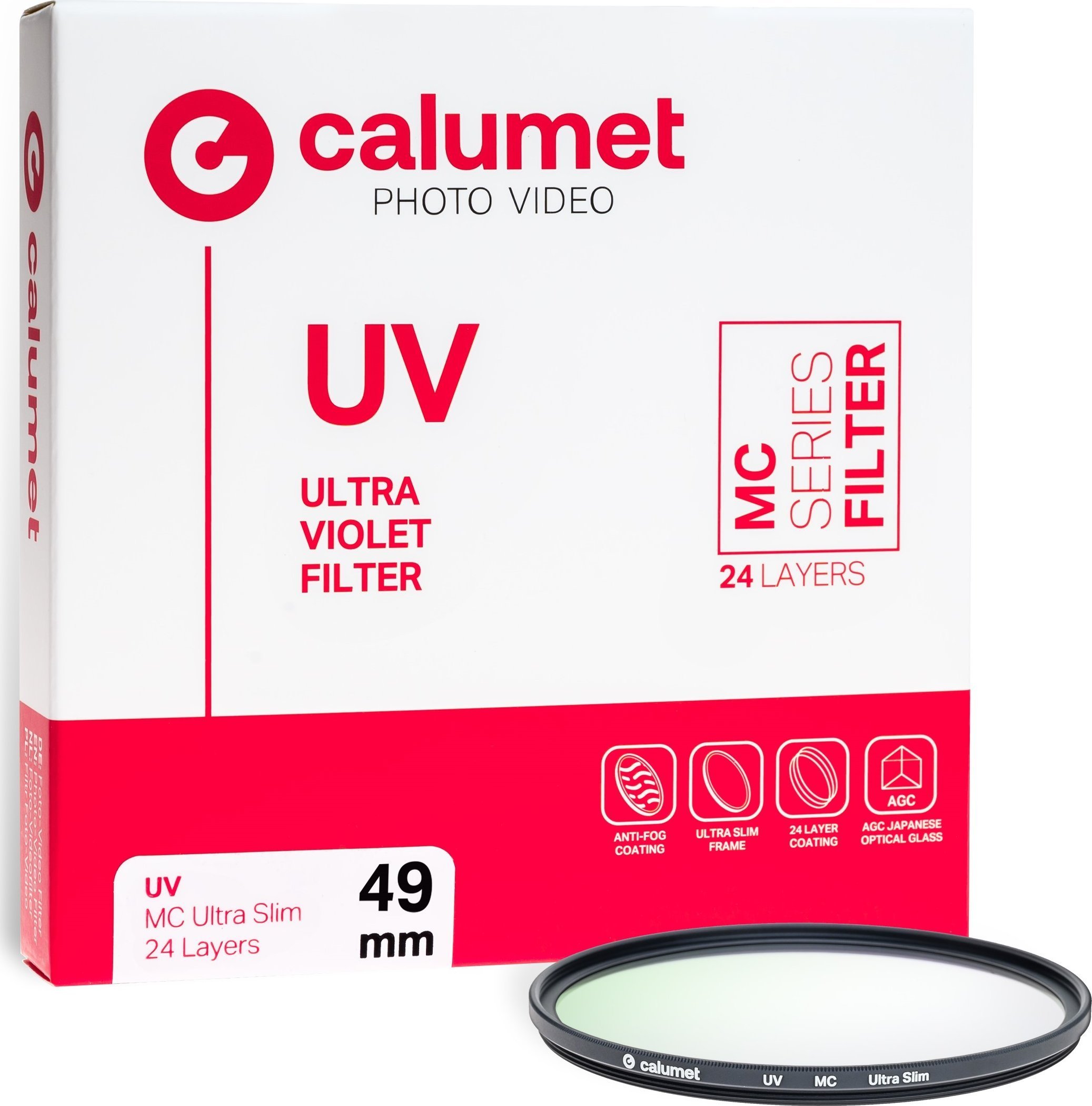 Filtr Calumet Calumet Filtr UV MC 49 mm Ultra Slim 24 Layers