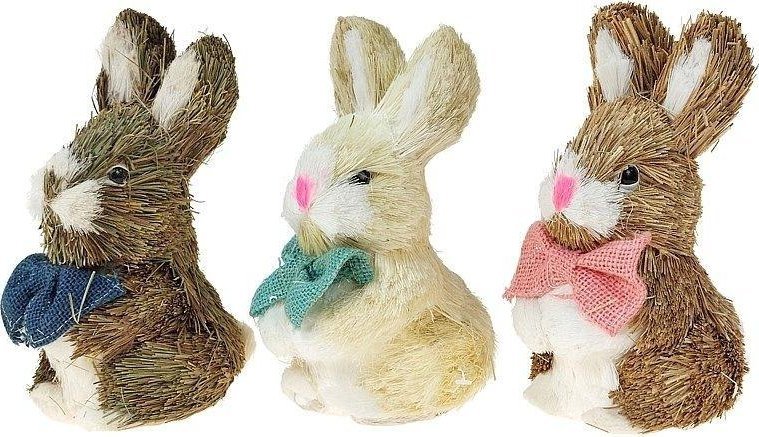 Figurka zająca 21cm MIX