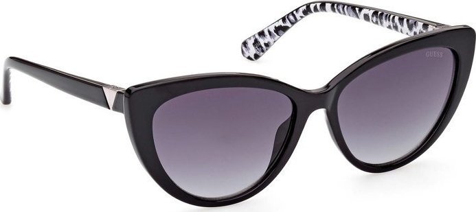 Guess Jeans GUESS JEANS CZARNE OKULARY PRZECIWSŁONECZNE CZARNE uniwersal