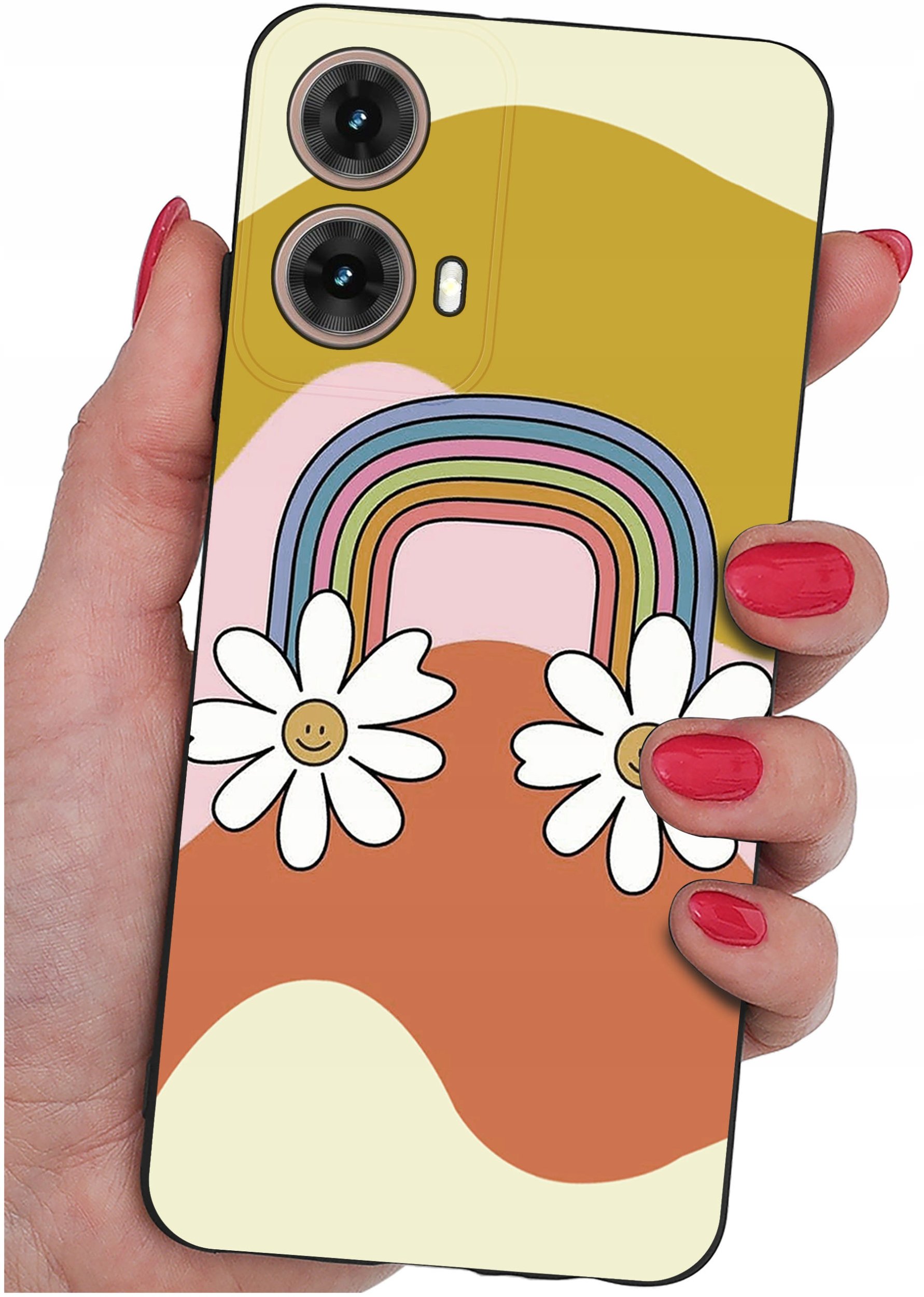 Etui do Motorola Moto G85 5G WZORY |SILIKONOWE MATT CASE