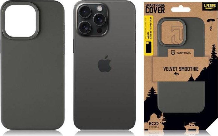 Tactical Velvet Smoothie Cover for Apple iPhone 15 Pro Max Bazooka standard