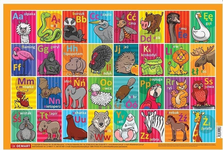 Podkładka Alfabet